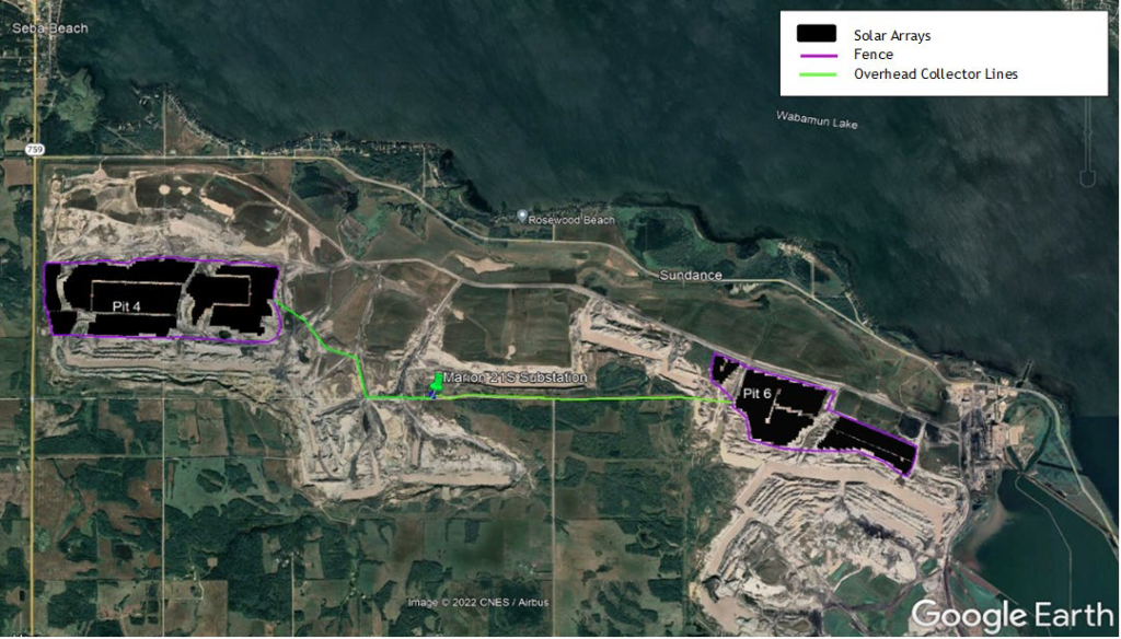 Map Overview of Sunhills Solar Project